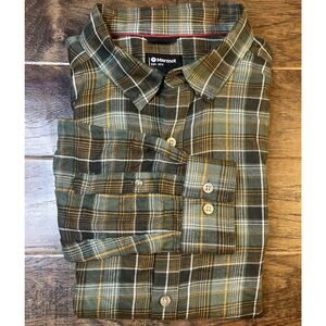 Marmot Flannel Button Down Shirt Plaid Men’s XXL‎